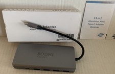 13-in-1 Aluminum Alloy Type-C Adapter, USB-C Hub
