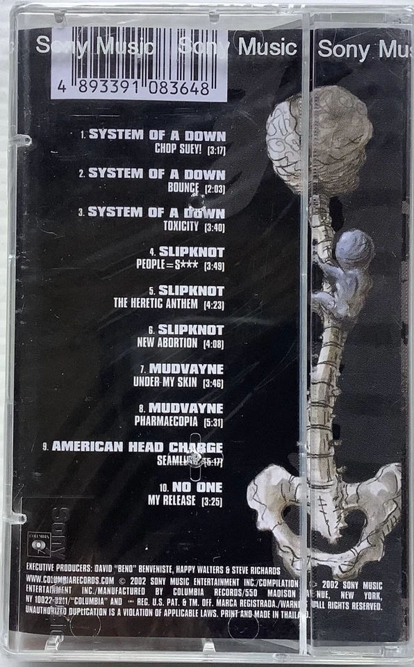 New Pledge Of Alleiance Tour System Of A Down Slipknot Org. Thai Cassette Seal - Image 2 of 2