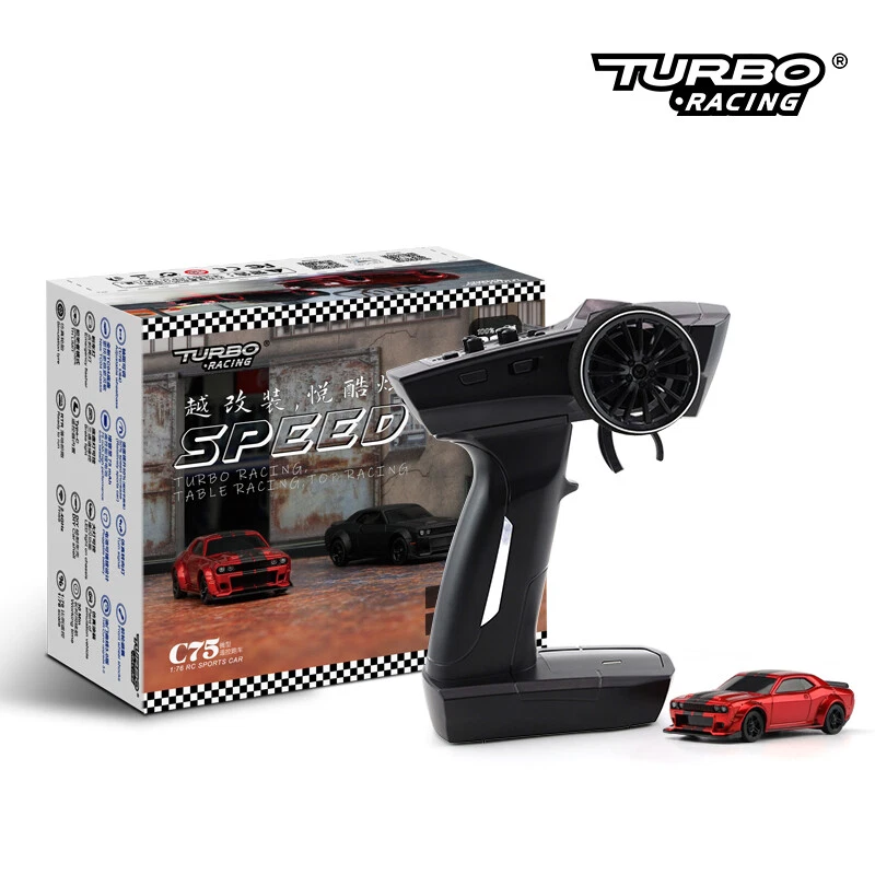 Turbo Racing C75 1:76 RC Racing Car Full Proportional Remote Control Toys RTRKiT - Image 4 of 4
