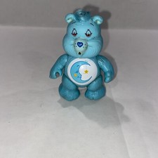 Kenner Care Bear Bedtime Bear Figurine Toy 1983 Poseable Blue PVC Vintage