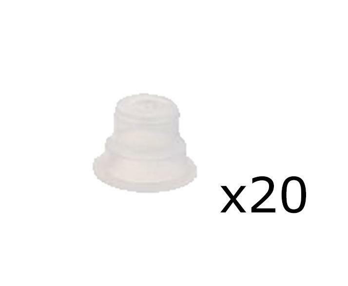 3M 16314 PPS 50 Mini Lids & Liners 180ml 125 Micron Filter Plus 20 Caps ...