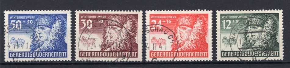 Gg 59/62 Set Embossed 11EUR (73943)