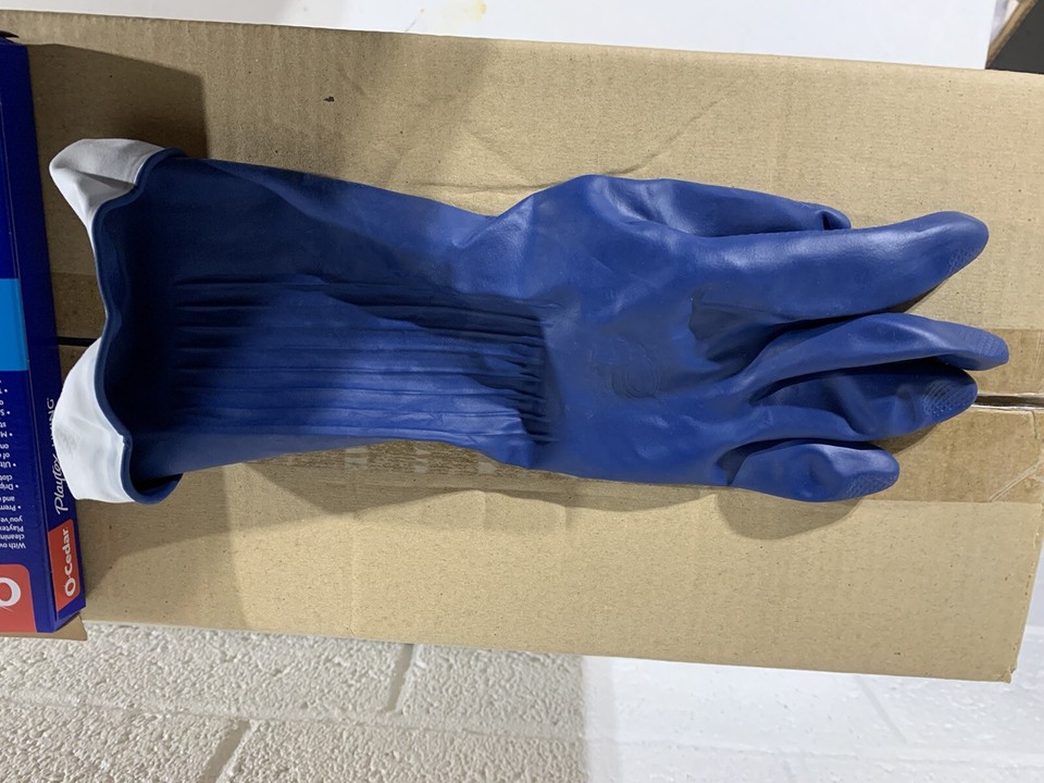 12 Paires De Gants De Ménage Playtex O-Cedar Taille Moyenne - Caoutchouc Réutilisable, Pour Cuisine Et Nettoyage