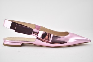 pink flat slingbacks