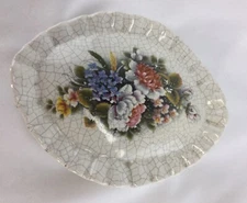 Floral Glazed Pottery Trinket Box 190907TAW/WWC