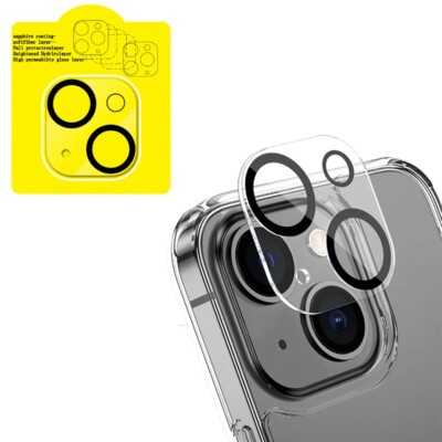 For iPhone 16 / iPhone 16 Plus Camera Lens Protector Full Cover Clear