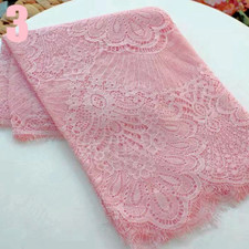 Lace Trim Fabric Sheer Hollow Out DIY Cloth Mesh Sewing Ribbon Craft