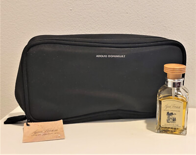 2pc Set Adolfo Dominguez Agua Fresca 4 oz edt + pouch cologne for men homme uomo