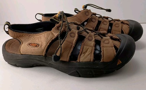 KEEN Men's Size 14 Newport Brown Leather Waterproof Hiking Sport Sandals 1001870 - Picture 5 of 14