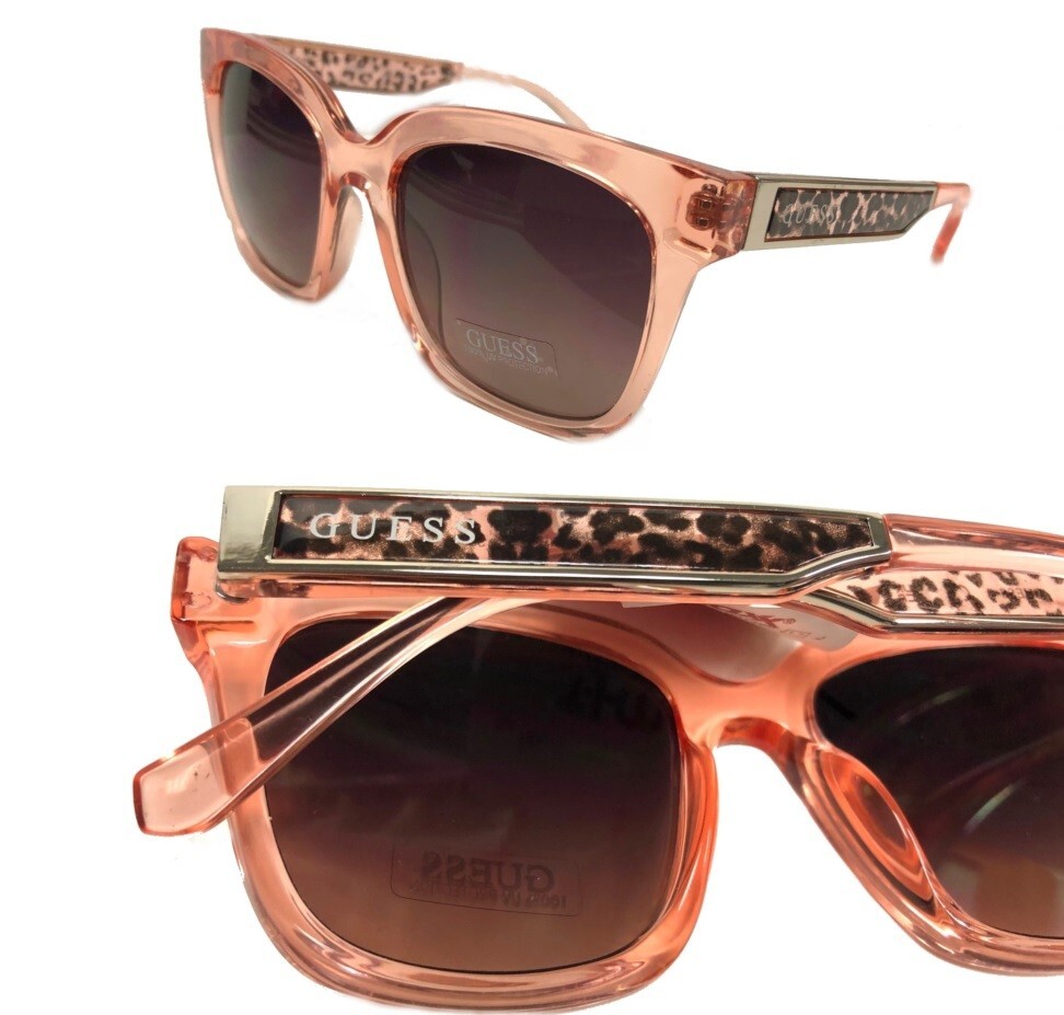 New GUESS GF0423 27Z Rose Gold/Rose Womens Sunglasses $75 | eBay