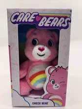 Care Bears Cheer Bear Mini Plush 3 Inch Collectible Pink Rainbow Brand New
