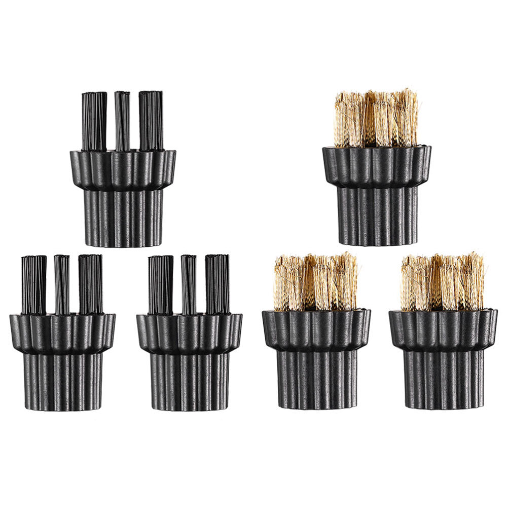 6 Pcs Steam Cleaner Brush Heads Replacement Accessories