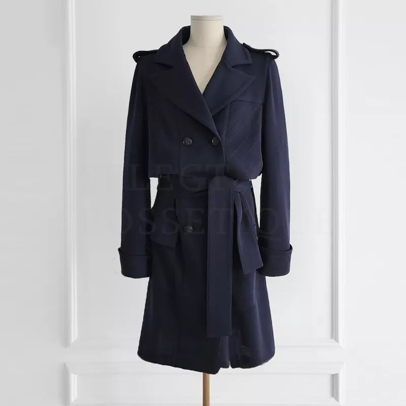 Chanel top trench coat