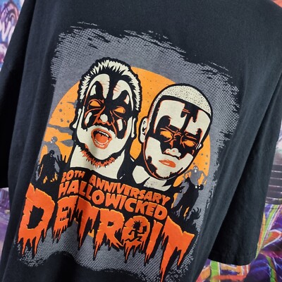 Insane Clown Posse ICP 20th Anniversary Hallowicked Detroit Shirt