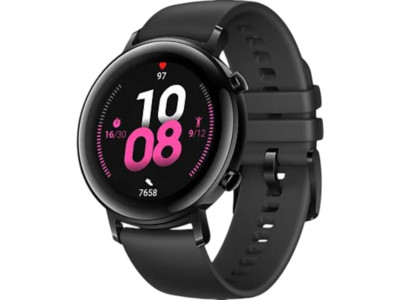 Huawei Watch GT 2 Sport 42 mm Ohne Armband   Nacht Schwarz   Smartwatch mit Fitn