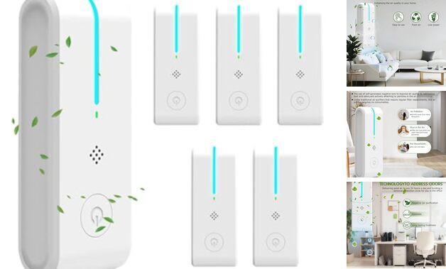 Plug-In Air Ionizers with Negative Ion Tech for Quiet Air Purification