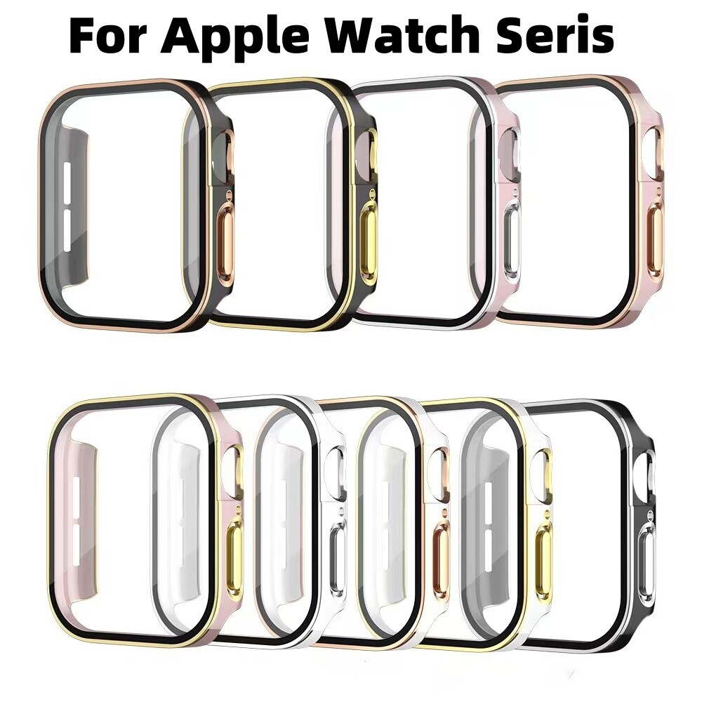 Waterproof Case Cover Screen Protector For Apple Watch Series 9/8/7/6/Ultra 2/SE