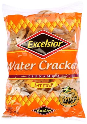 Excelsior Jamaica's Favorite Water Crackers, Cinnamon