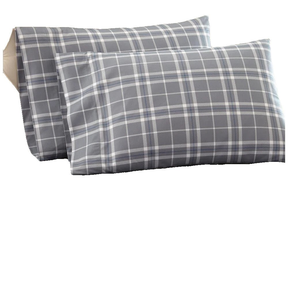 Polyester Plaid Bed Sheets
