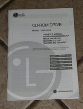 Vintage LG vomputer CD-ROM model:CRD-8322B original Instruction Manual book