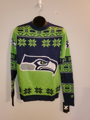 Seattle Seahawks Knit Sz S Sweater NEW 