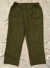BOY SCOUTS OF AMERICA BSA UNITE ARMY GREEN CARGO PANTS 36x26, GENUINE