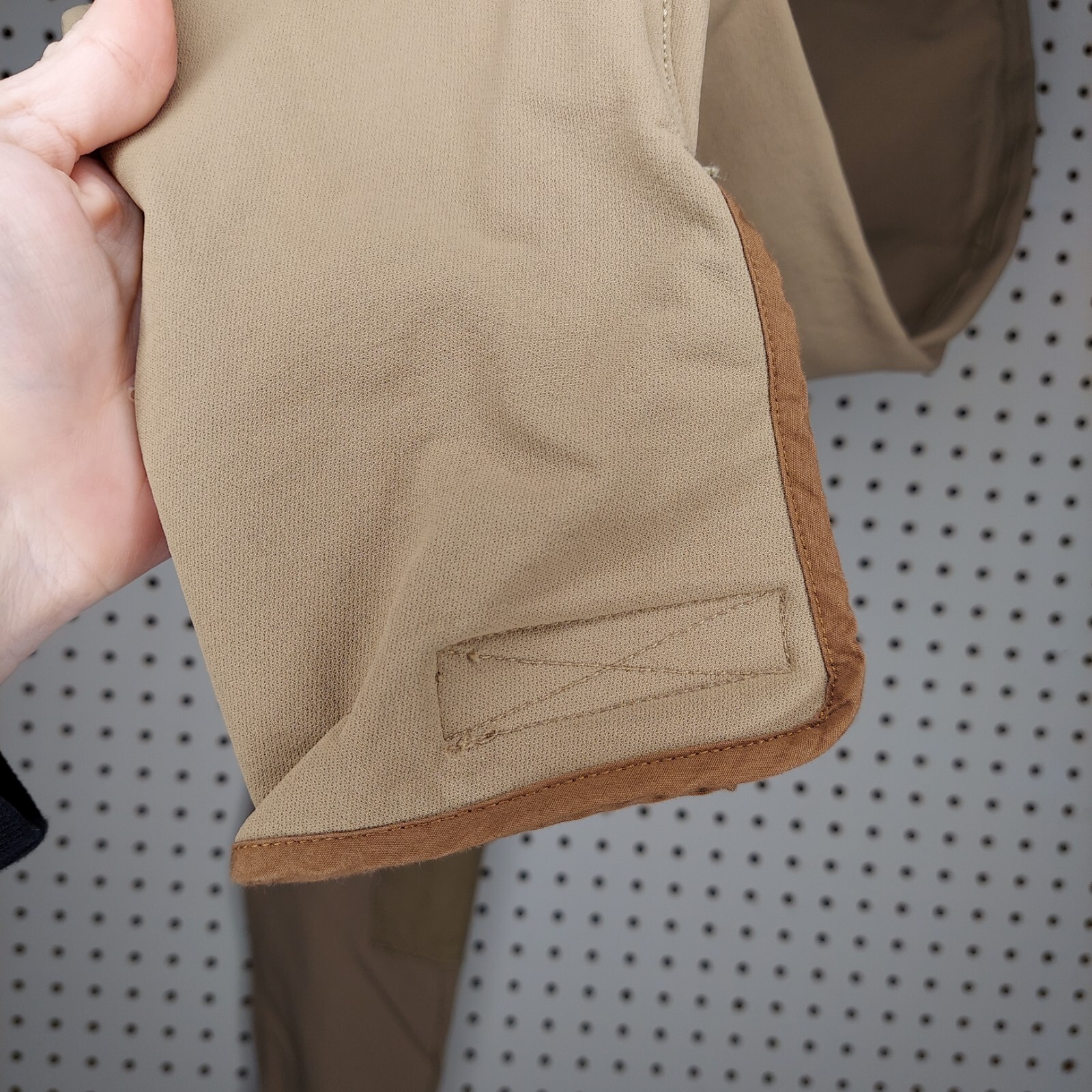 Goode Rider Equistrian Breeches Pants Womens 28R Horseback Brown Stretch Lo-Rise