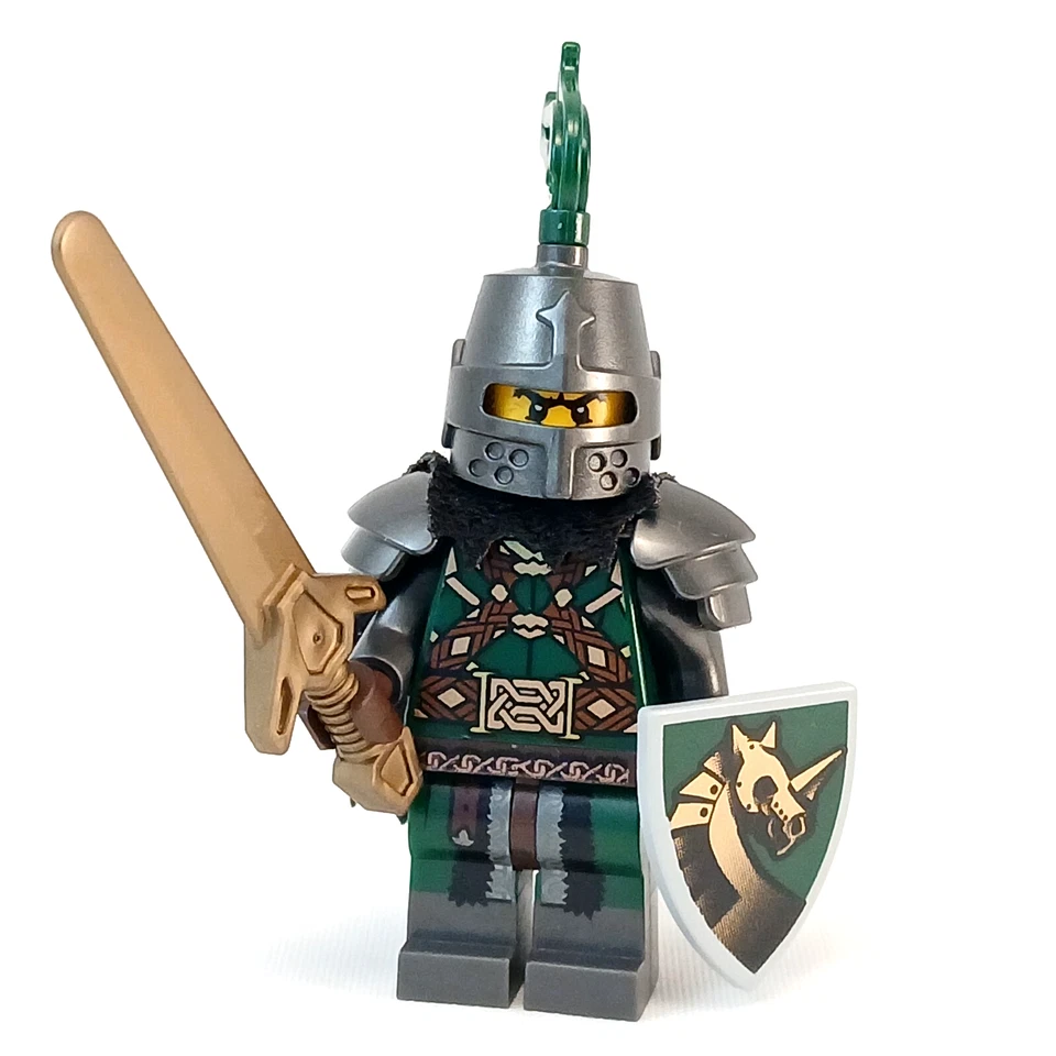 Lego Castle Frightening Stallion Knight Minifigure LOTR Dwalin CMF Horse Paladin - Image 3 of 4