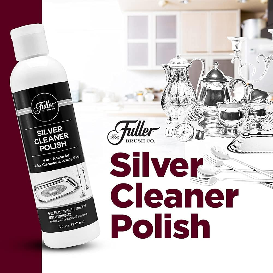 Silver Cleaner Polish for Silver Plate, Sterling, Chrome, Fine