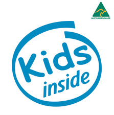 KIDS INSIDE Vinyl Decal Sticker 15 cm x 16 cm