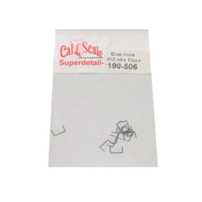 NEW Cal Scale 190-506 Grab Irons (12) .012" .03cm HO Scale