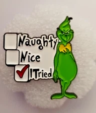 GRINCH-DR. SEUSS- ENAMEL PIN-SHIP ALL THE PINS YOU BUY FOR $4.99-VISIT OUR STORE