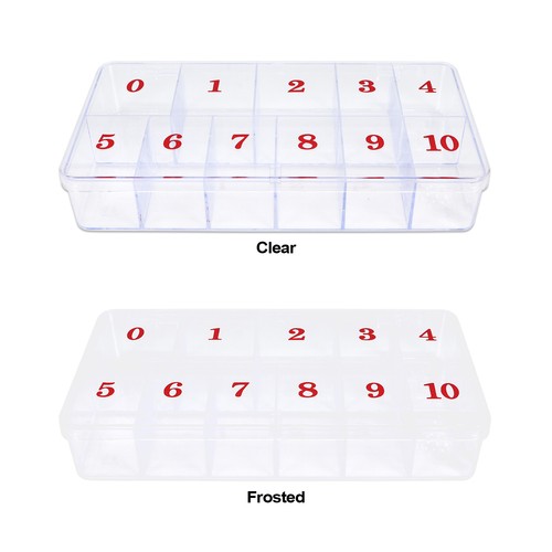 Beauticom USA Small Empty Nail Art Tip Storage Box Case - Picture 6 of 27