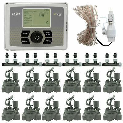 DIY Irrigation Kit 12 Station Bhyve Controller 12 Solenoid Valves & Rain Sensor