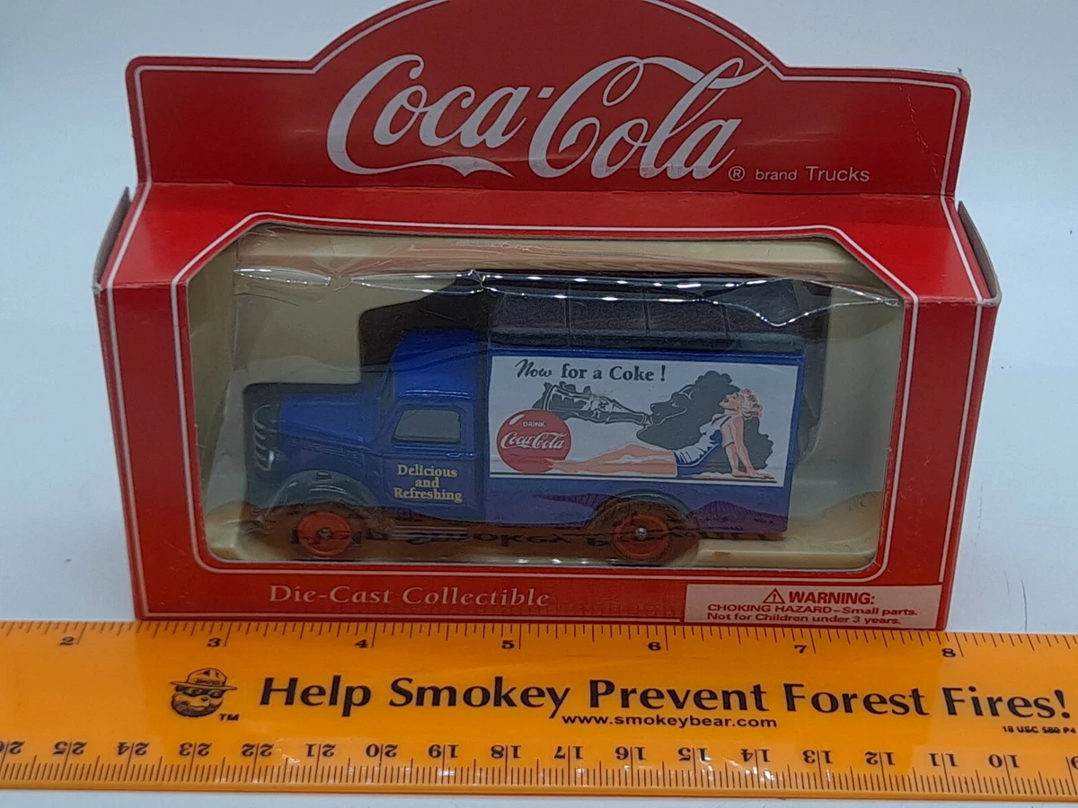 1994 Coca Cola Diecast Delivery Truck Blue Color B35 eBay