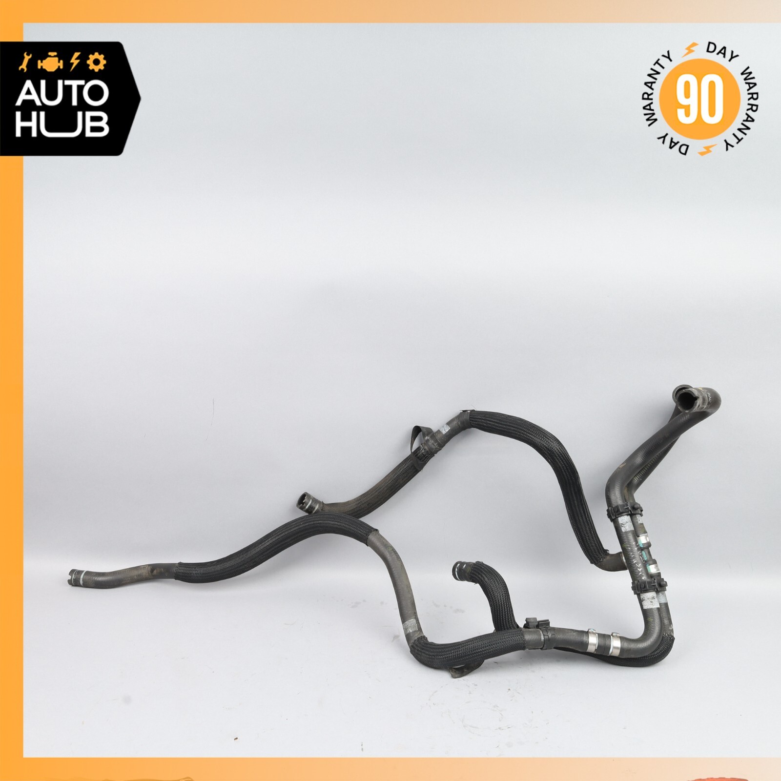 14-17 Maserati Quattroporte Ghibli Engine Radiator Cooling Hose Pipe Set OEM