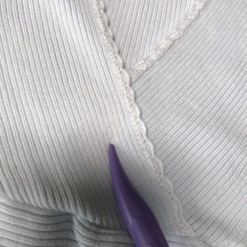 NOBO No Boundaries Sweater Cardigan Medium 7 9 White Fairy Grunge Coquette Y2K - Picture 11 of 16