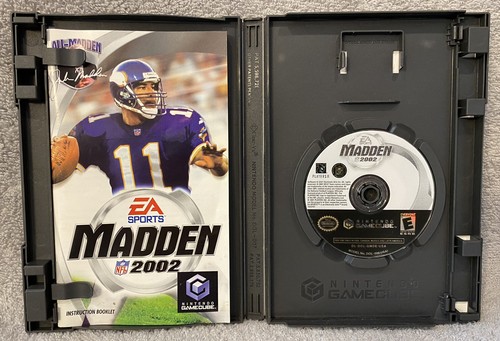 Madden NFL 2002 (Nintendo GameCube, 2001) **TESTED** Complete CIB - Picture 2 of 5