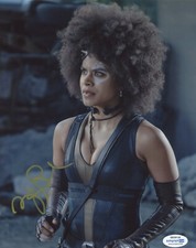 Zazie Beetz Deadpool Autographed Signed 8x10 Photo ACOA 