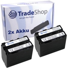 2x AKKU 6800mAh f Sony DCR-VX2100 DCR-VX2100E DCR-VX-2100/E 