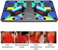 17 in 1 Push Up Rack Board Fitness Workout Gym Training Exercise Body Chest MB04