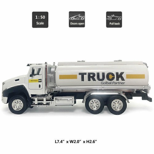 1:50 Engineering Truck Model Car Diecast Kids Toy Vehicle Gift Pull Back - Bild 3 von 17
