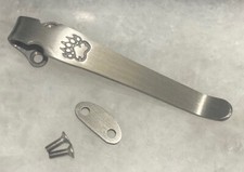 Clip tascabile profonda in titanio satinato per torcia Nitecore EDC25 EDC27