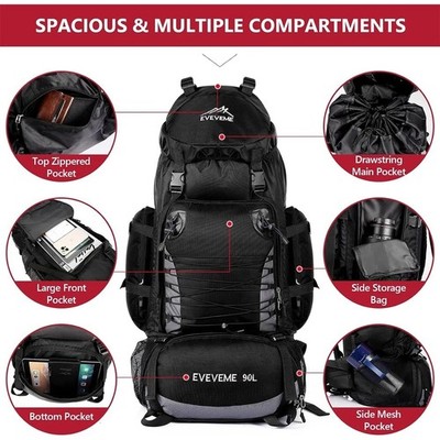 80L-100L Outdoor Hiking Military Tactical Backpack Rucksack Camping Trekking Bag | eBay 80L-100L Outdoor Hiking Military Tactical Backpack Rucksack Camping Trekking Bag | eBay