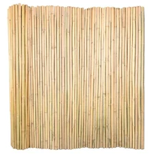 Natural Bamboo Fence 6ft H x 8ft L x 0.7In D, Eco-Friendly Privacy Fence for ...