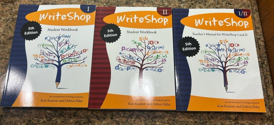 WriteShop 5th Edition Set Teachers Manual 1 & 2 with Student Workbooks 1 & 2 New - Image 3 of 4