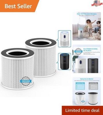Official H13 HEPA Air Purifier Filters - 2-Pack for Clean and Fresh Indoor Air
