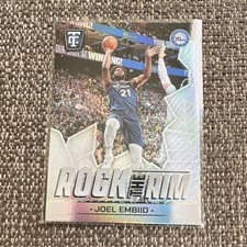 Panini 2024-25 Totally Certified Rock the Rim #8 Joel Embiid 76ers NBA