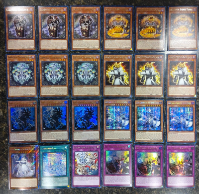 yugioh labrynth deck Yu-Gi-Oh! Complete Labrynth Deck Ultra Pro Sleeves & Deck Box Tournament  Ready Welcome Labyrinth Deck : Amazon.co.uk: Toys & Games