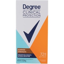 Degree Clinical Protection Antiperspirant Deodorant Summer Strength 4 Pack 1.7oz
